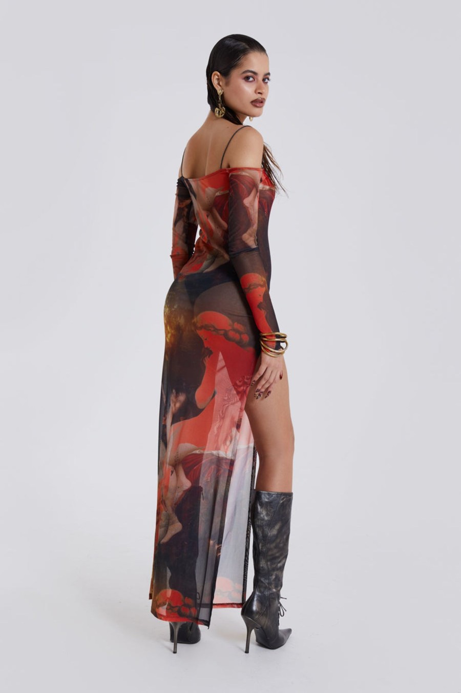 Women Jaded London Maxi Dresses | Valencia Print Maxi Dress